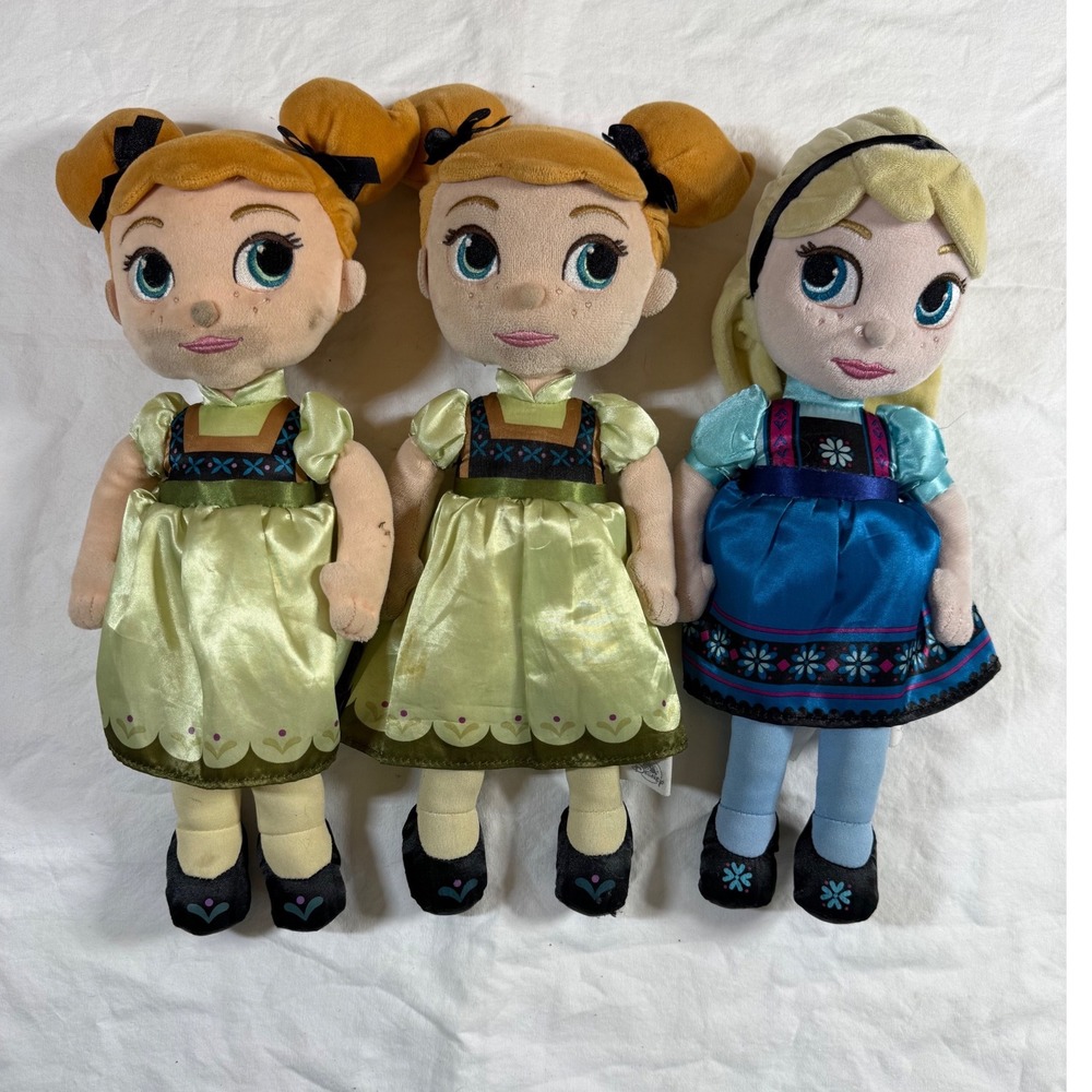 Disney Elsa & Anna plush dolls
